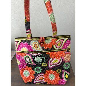 Vera Bradley Ziggy Zinnia Medium Size Tote Bag